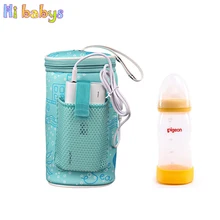 USB Электрический нагреватель для бутылок нагреватель изолированная сумка дорожная чашка портативный в автомобиль обогреватели напиток теплый термостат для кормления новорожденных