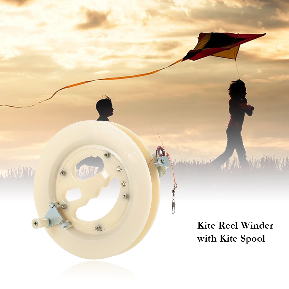 

20cm / 22cm Reel Diameter Outdoor Kite Line Winder Winding Reel Grip Wheel with Flying Line String Flying Tools with Lock