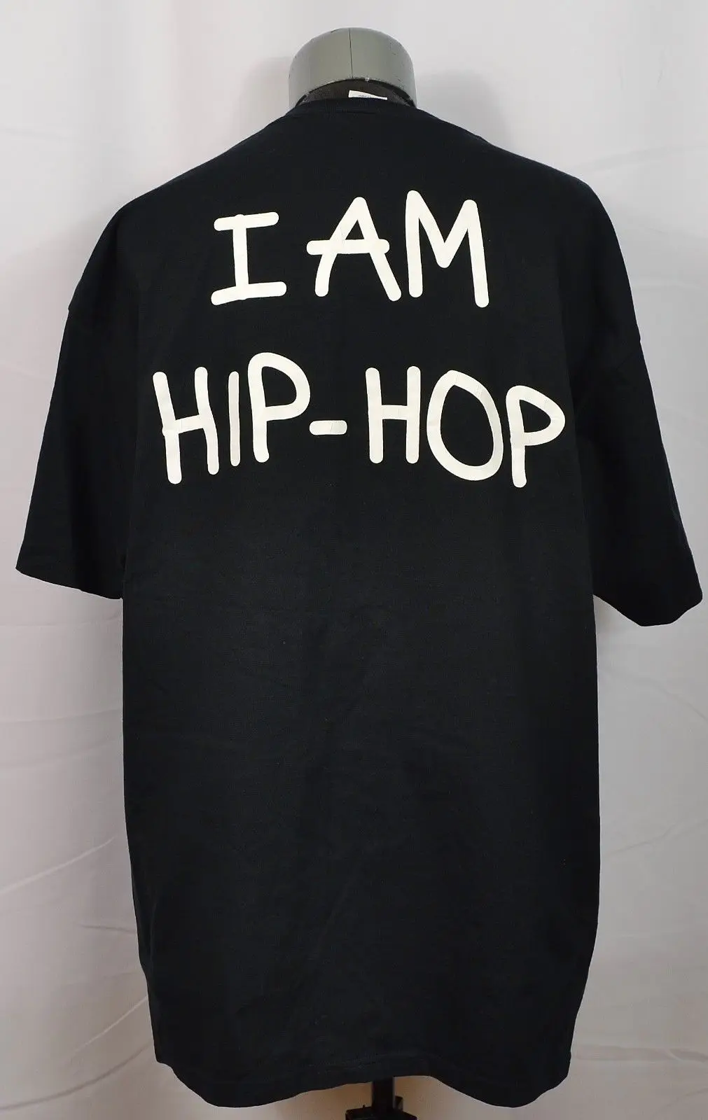 Def Jam Universidad soy Hip Hop Promo camiseta negra 2XL Rap etiqueta de registro Nas de los hombres de la moda y la mujer T camiseta envío gratis