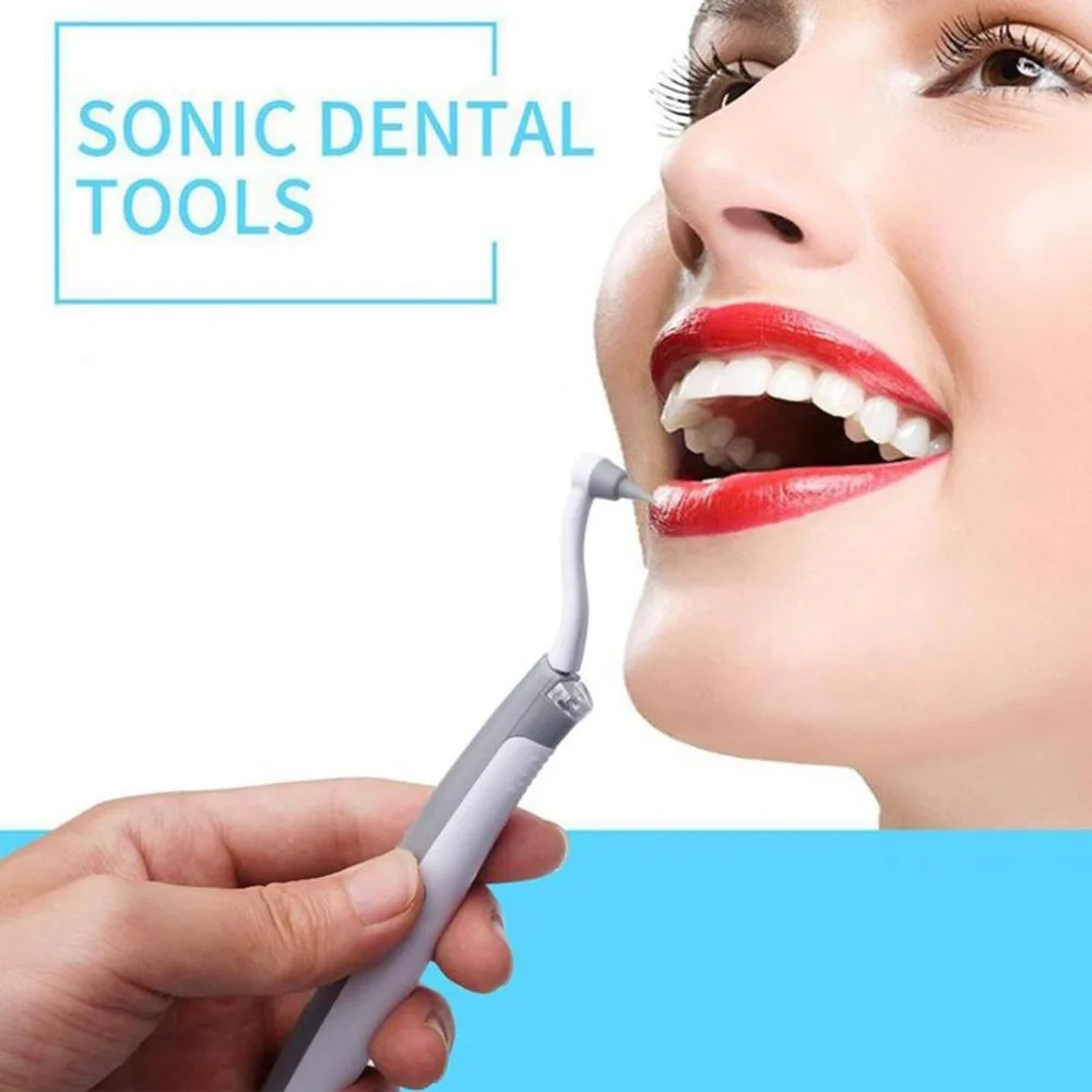 Электрический Очиститель зубов, Электрический стоматологический инструмент для удаления зубного камня, отбеливающий стоматологический инструмент для чистки зубов, светодиодный светильник