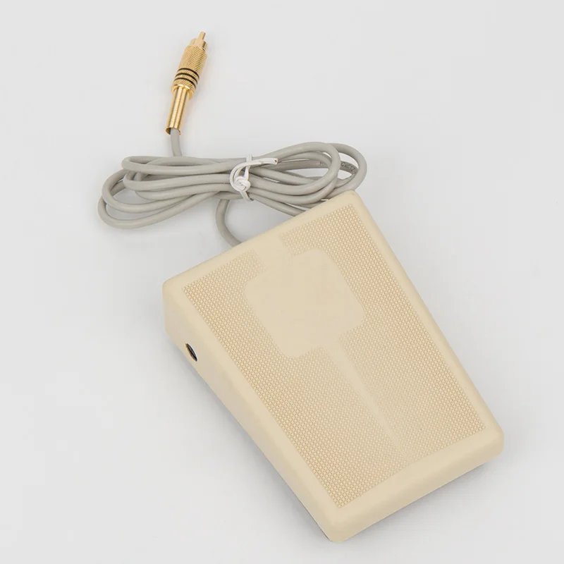 

1Pcs Professional Plastic Nonslip Tattoo Power Supply TATTOO Foot Pedal Switch With Cord Clip fuentes de alimentacion tattoo