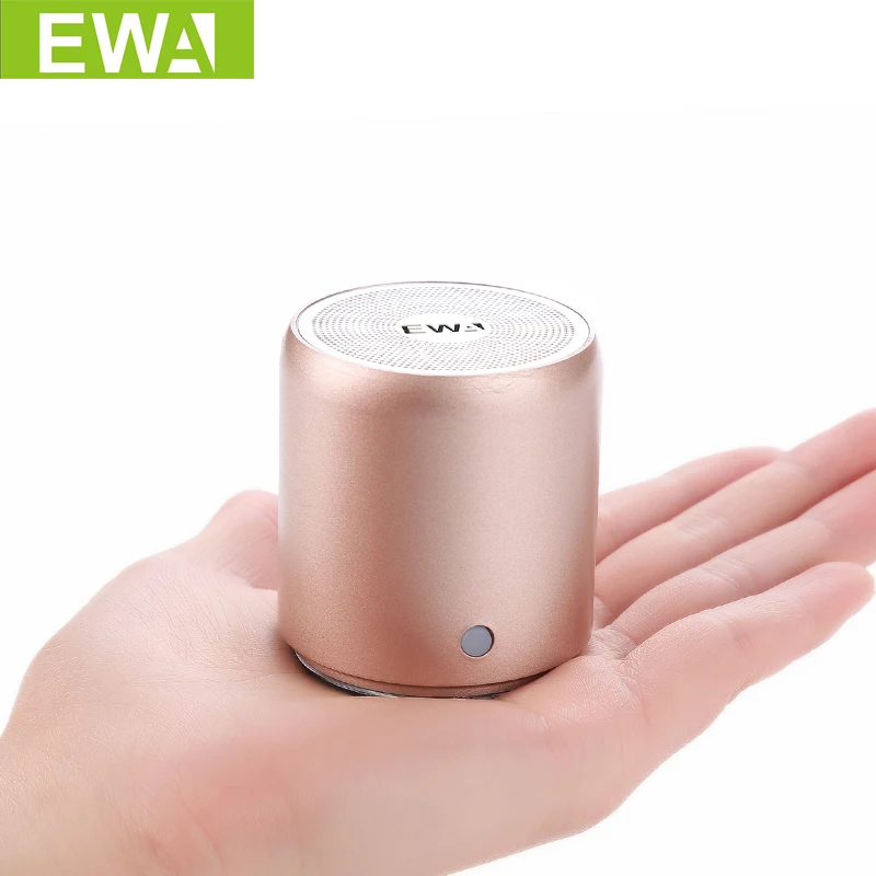 EWA A107 Bluetooth Speaker Portable Wireless Speaker TWS Technology Stainless Steel Bluetooth 4.2 MP3 Player