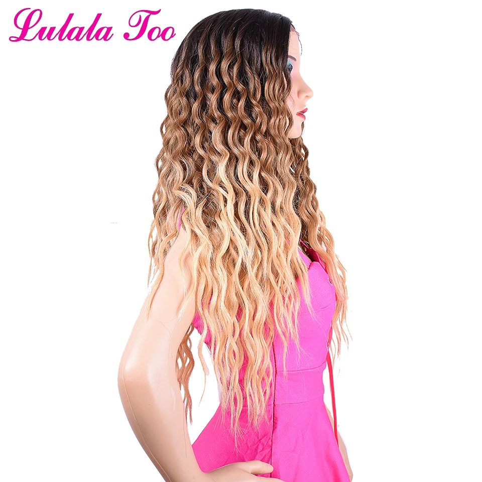 “ Sintético para as Natural Preto Encaracolado Peruca Mulheres