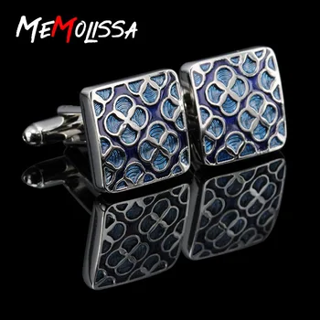 

Promotion!!! Quality Shirt Cufflinks for Mens Brand cuff button de manchette Colorful cuff links abotoaduras Jewelry