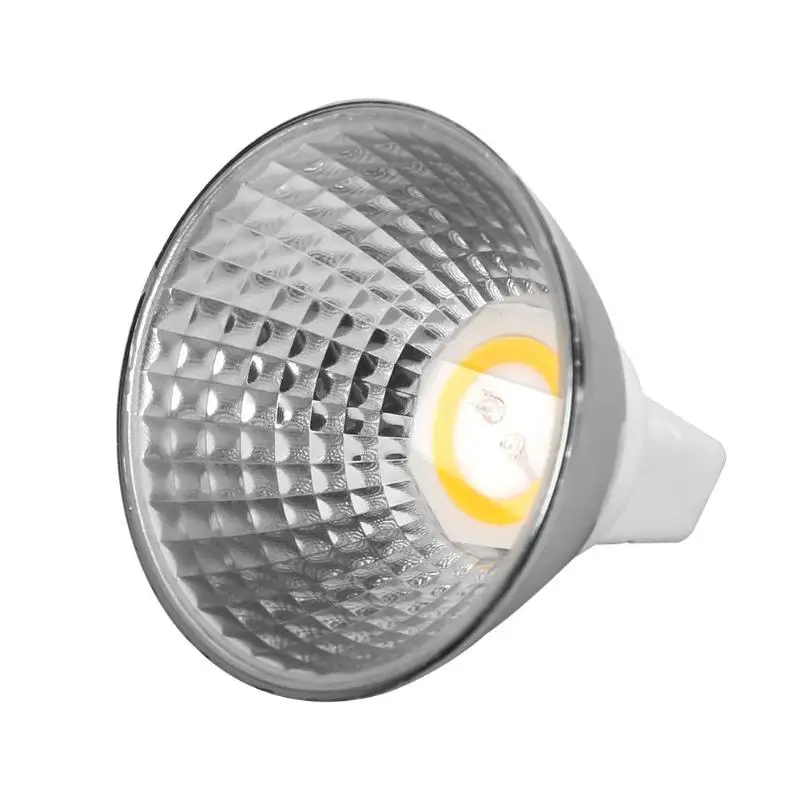 Led Night Bulb MR16 COB2020 LED Bulb AC/DC12V 5W GU5.3 Replace Light for Halogen Spotlight 38 Degrees LED Bulb Home Decor - Испускаемый цвет: Тёплый белый