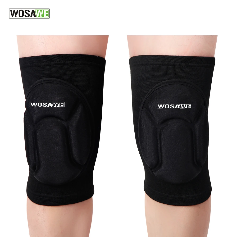 WOSAWE كرة القدم الكرة الطائرة المتطرفة الرياضة منصات الركبة هدفين دعم حماية الدراجات الركبة حامي نيباد 1 قطعة للبيع