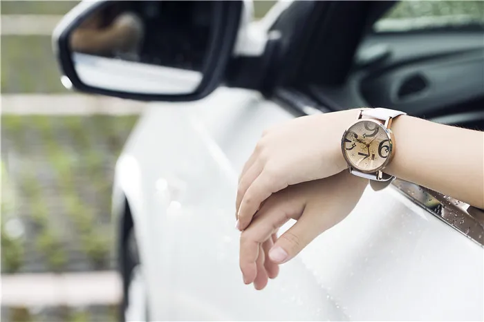 Новый модный бренд большое число Для женщин человек унисекс часы Новинка 2016 г. кварцевые Часы из искусственной кожи Женские спортивные часы