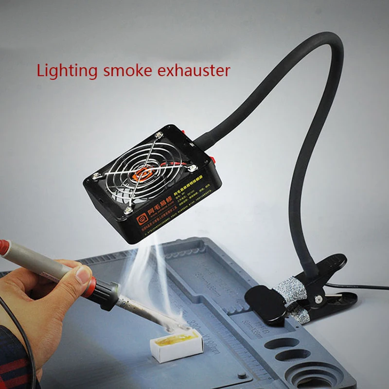 

Clip type M1 M2 Smoke Absorber with LED Light Fume Extractor Smoke Absorber for Soldering Station
