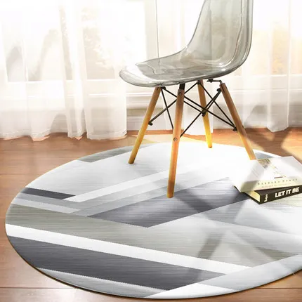 

Round Floor Carpet Study Chair Nordic Modern Minimalist Bedroom Living Room Bedside Mat