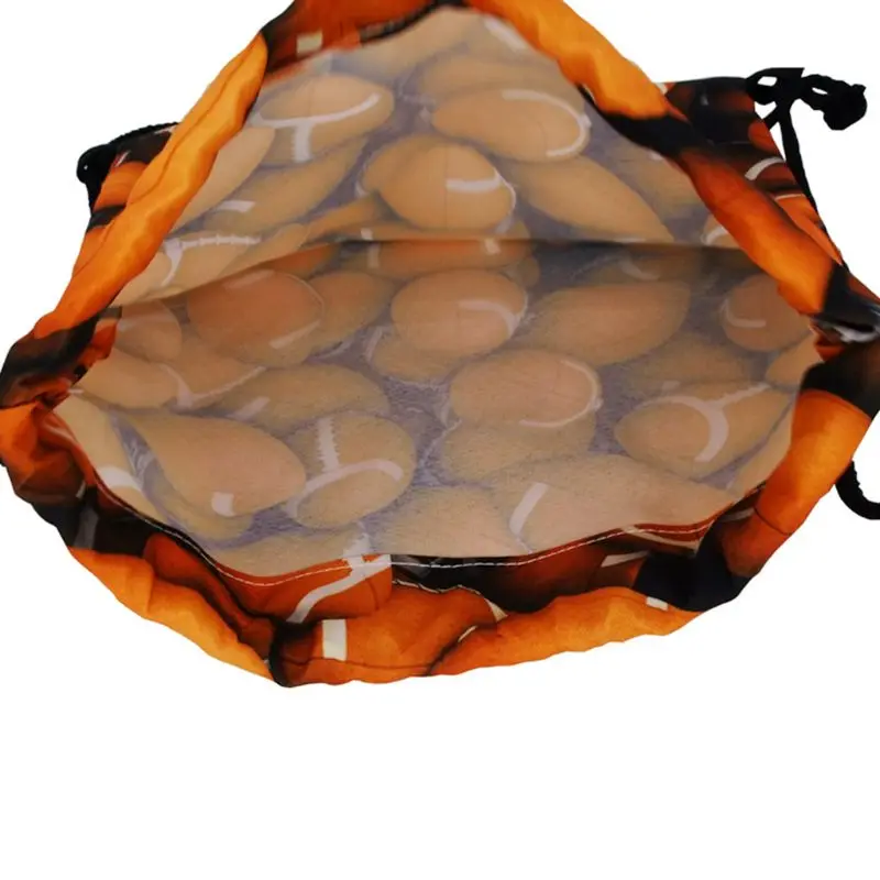 Регби сумка для хранения полиэстеровый мешок с кулиской путешествие Прогулка Спорт Спортивный Рюкзак