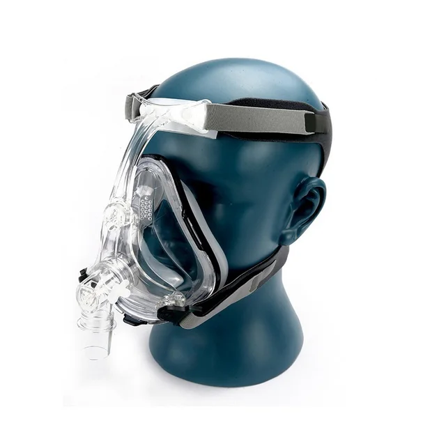 US $27.78  Full Face Mask CPAP Auto CPAP Mask with Free Headgear for Sleep Apnea OSAHS OSAS Snoring People