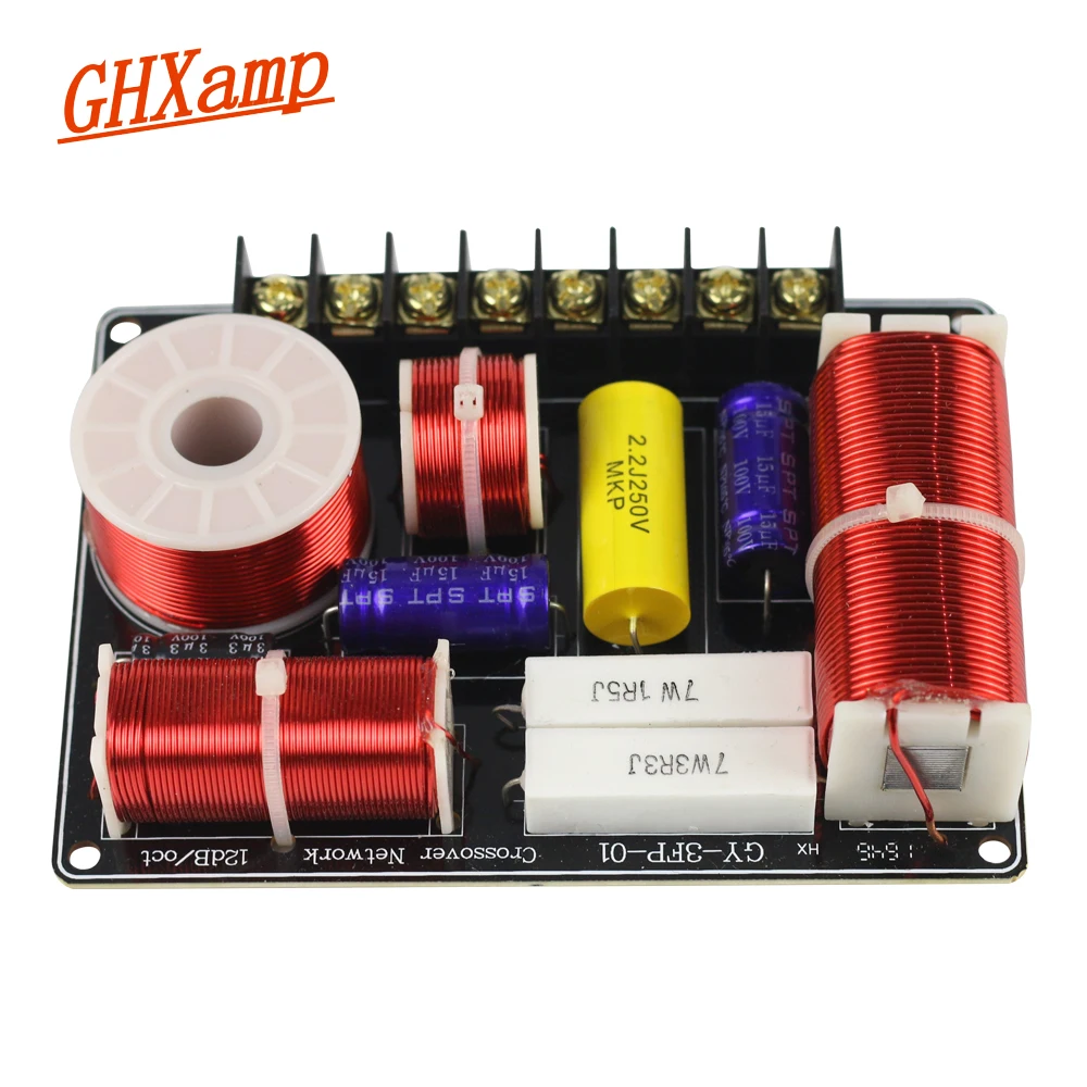 GHXAMP Speaker Professional Tweeter Mid Woofer Crossover Audio Board 3