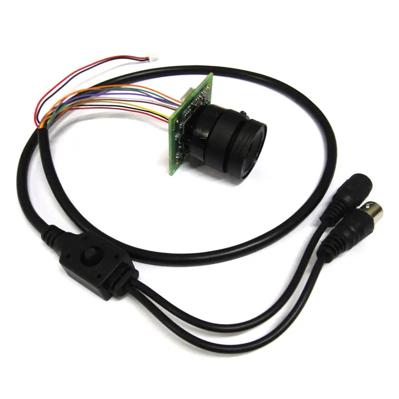 

HD 1/3" 700TVL SONY CCD Color CCTV Board Camera PCB mainboard OSD menu, CS 3mp lens