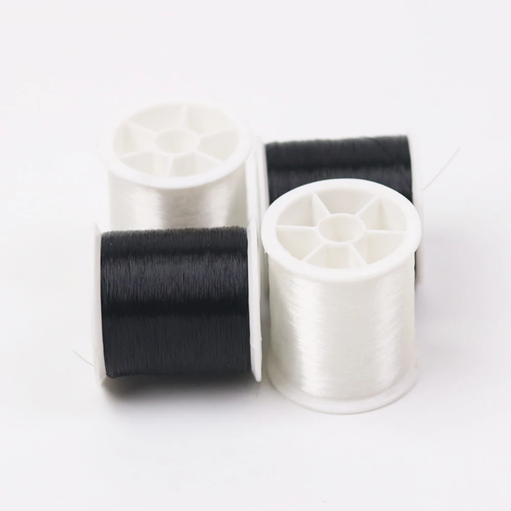 

D&D 4Pcs/lot White Black Durable Nylon Thread Machine Embroidery Sewing Threads DIY Handicraft Tool Hand Stitching Thread