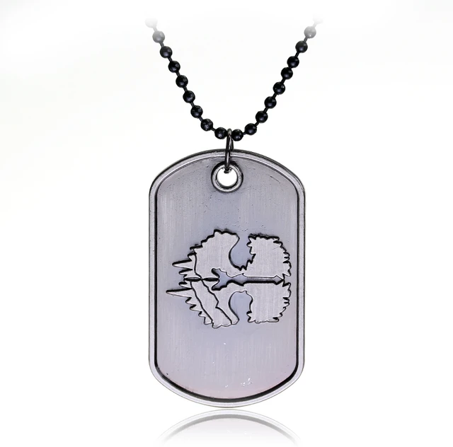 Mqchun Video Game Necklace Cod Ghosts Dog Tag Necklace Hot Sale