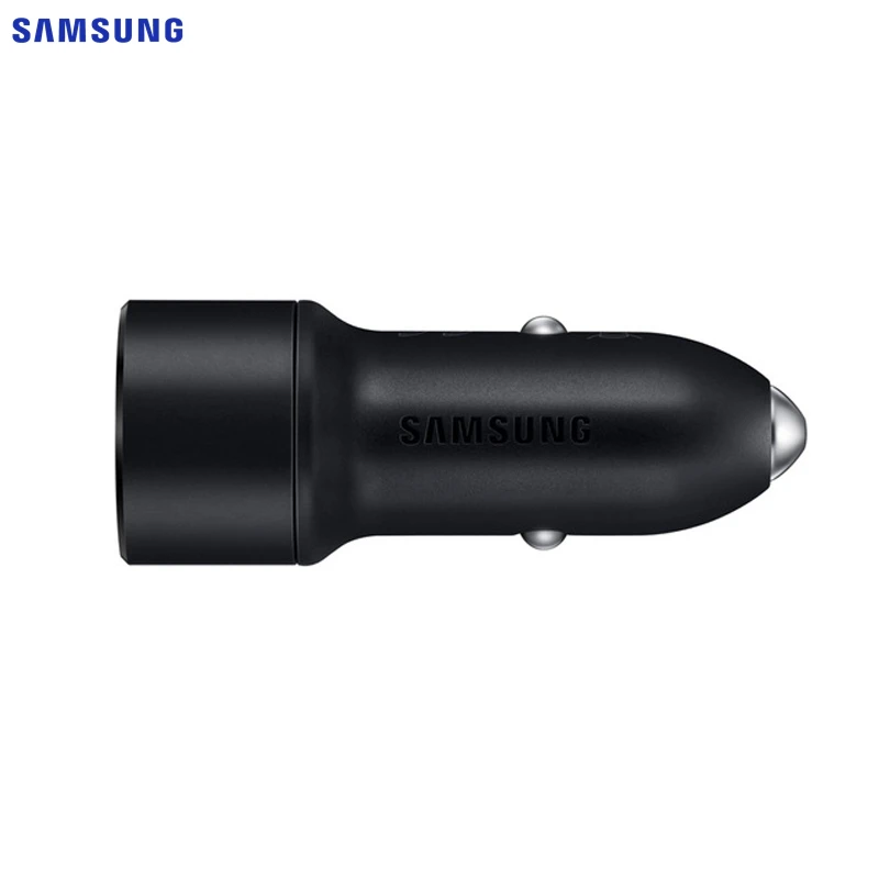 Оригинальное двойное быстрое автомобильное зарядное устройство samsung для samsung Galaxy S10 Plus S10 A60 A40s A70 Note 10 S9 S8 Fast Charing Dual usb port/15 W