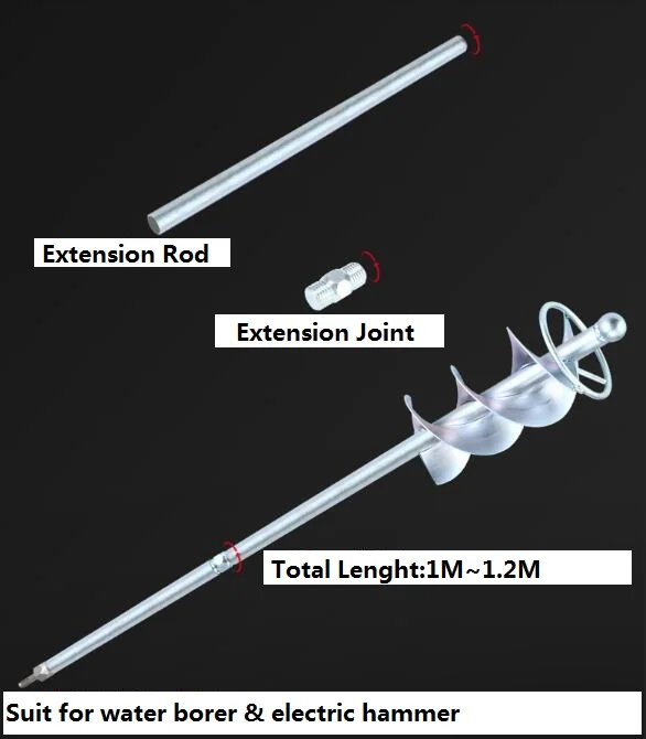 Шток для перемешивания раствора, спиральный смеситель, бетонная дрель, высококачественный инструмент для смешивания бетона с SDS головкой для электрического молотка, водяного бура