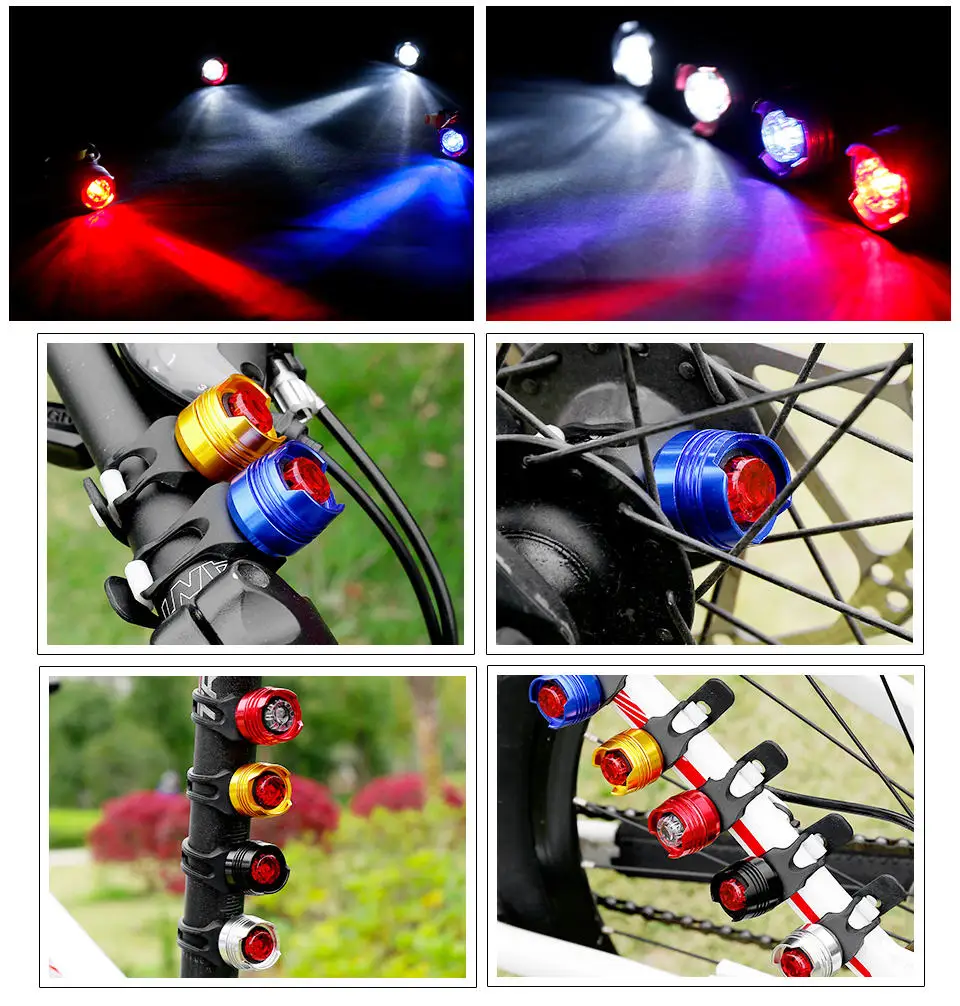 Clearance LED Waterproof Bike Bicycle Cycling Front Rear Tail Helmet Red Flash Lights Safety Warning Lamp Cycling Safety Caution Light T43 8 Clearance LED Waterproof Bike Bicycle Cycling Front Rear Tail Helmet Red Flash Lights Safety Warning Lamp Cycling Safety Caution Light T43 8