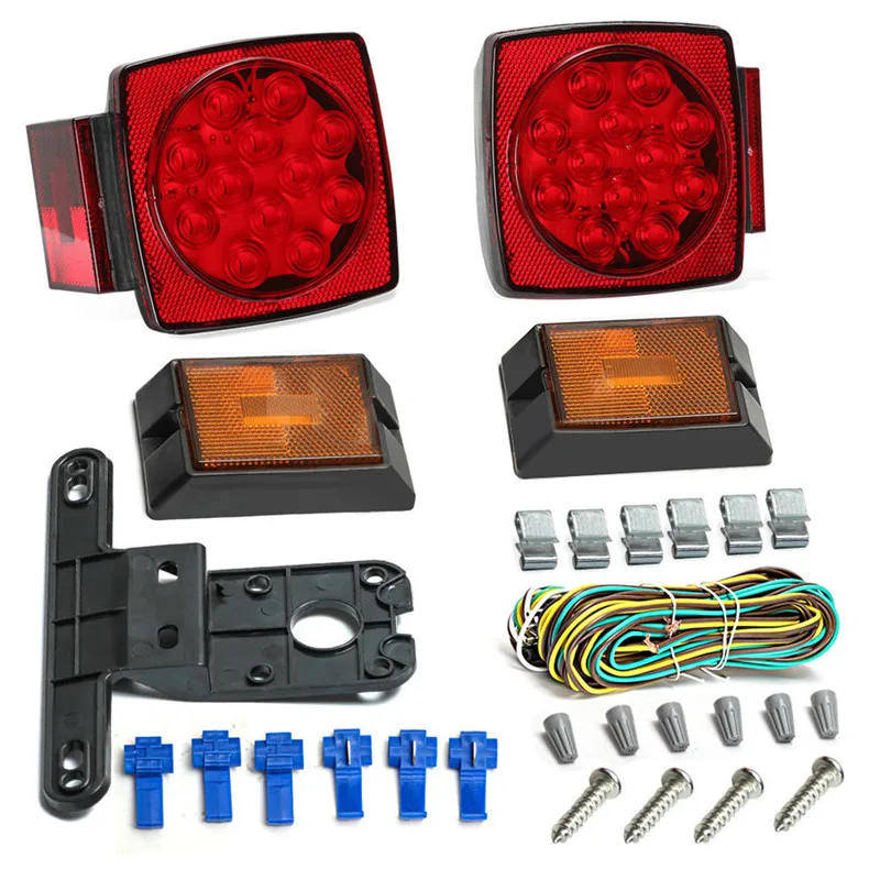 Electrely LED Truck Trailer Side Marker Indicators Truck Cab Marker Lights 12V for Trailer Truck Caravan Camper Van Lorry Bus Boat Tractor Motorhome Green Electrely LED Truck Trailer Side Marker Indicators Truck Cab Marker Lights 12V for Trailer Truck Caravan Camper Van Lorry Bus Boat Tractor Motorhome Green