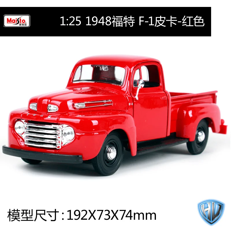 Maisto 1:25 Ford 1948 FORD F-1 PICKUP винтажные автомобили литая под давлением модель автомобиля игрушка Новинка в коробке Новое поступление 31935 - Цвет: 31935