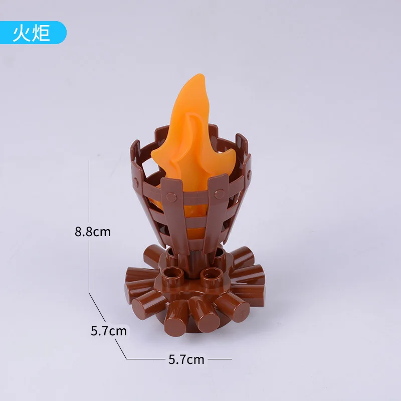 

Legoing Duplo In Blocks Compatible Legoings Figures Toys & Hobbies Buildings Blocks Accessories torch DIY Toys For Children Sets