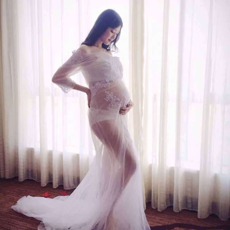 Новинка реквизит для беременных платье без Плеч Одежда 6MDS026|maternity clothes|maternity photography