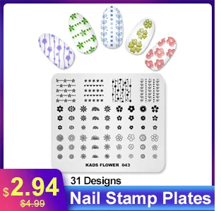 1 шт Nail Art пластины-шаблоны ко Дню Святого Валентина Стиль штамповки 7*8 см трафарет с рисунком в виде надписи "любовь" изображения Stamp Plate маникюрных инструментов