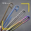 TiTo – porte-clés en alliage de titane, multi-usages, boucle, ouvre-bouteille, ceinture, camping en plein air ► Photo 3/6