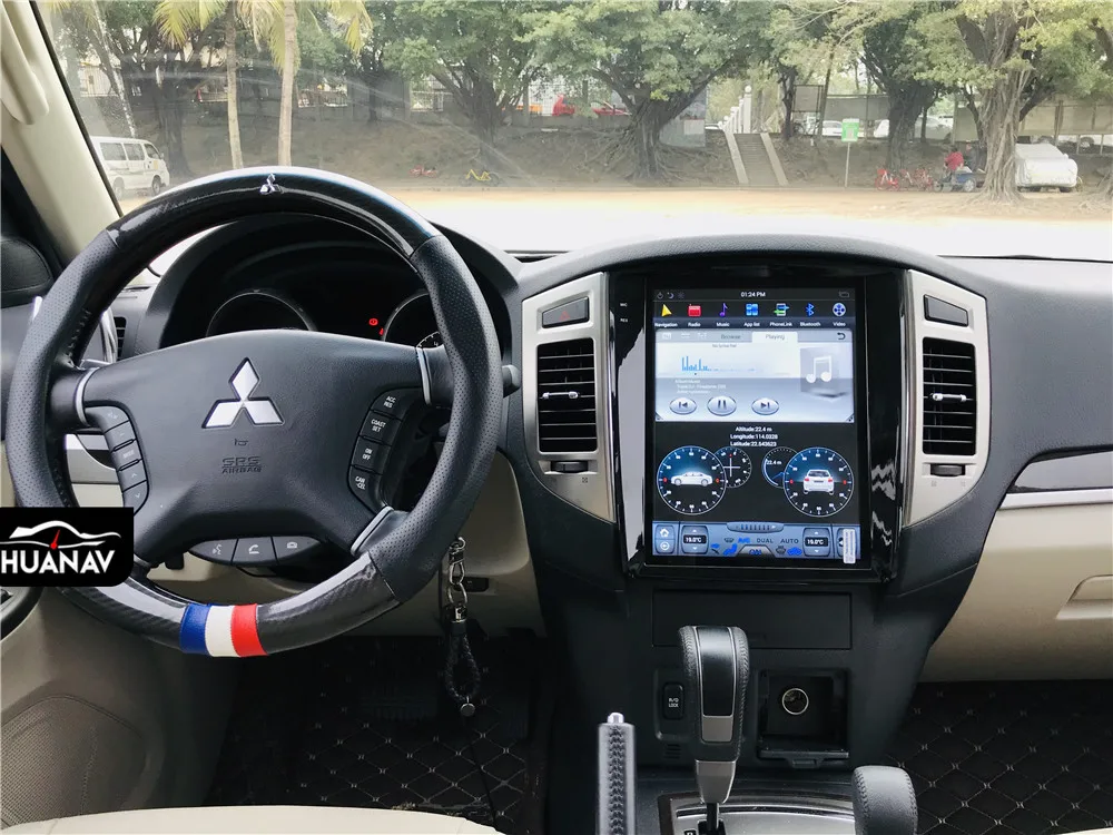 Android 8,1 Tesla стиль автомобиля gps навигация для Mitsubishi Pajero V97 V93 Montero 2006+ Авто Радио Coche стерео Мультимедийный Плеер