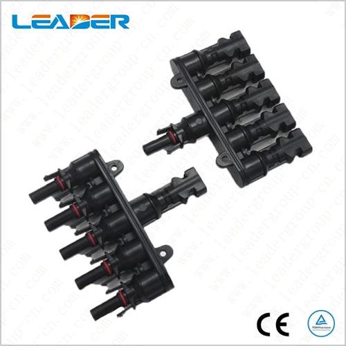 

1pair/lot TUV/UL IP67 MC4 5 in 1 mc4 multi branch connector wiring plug Solar PV Panel Parallel Connector TF0168