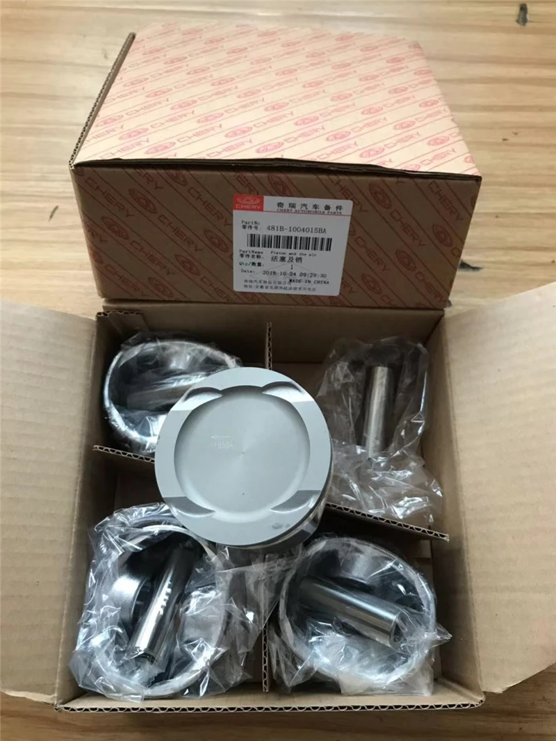 Поршень двигателя для chery tiggo 1 6 S сверхзаряженный двигатель 481FG 481B 1004015BA|Поршни
