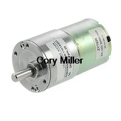 DC 24V 0.33A 20RPM 6 мм диаметр вала редуктор скорости двигателя | Обустройство дома