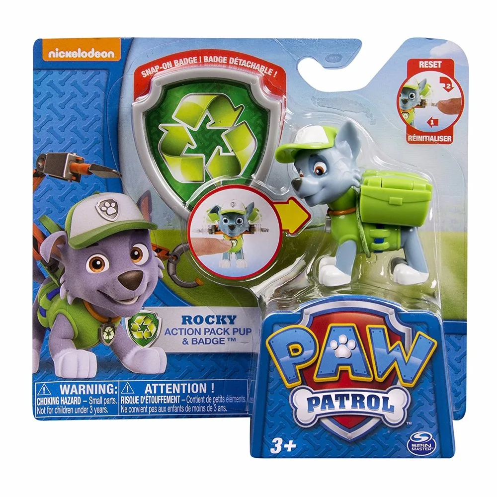 

New Arrival 1pc Genuine Paw Patrol Kid Toy Puppy Patrol Patrulla Canina Patrol Canine rocky zuma apollo Toy Doll Kids Gift