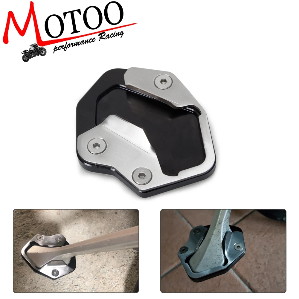 Kickstand Sidestand Support Plate Extension Enlarger Pad For Triumph Tiger 800 XC 2010 2014 800