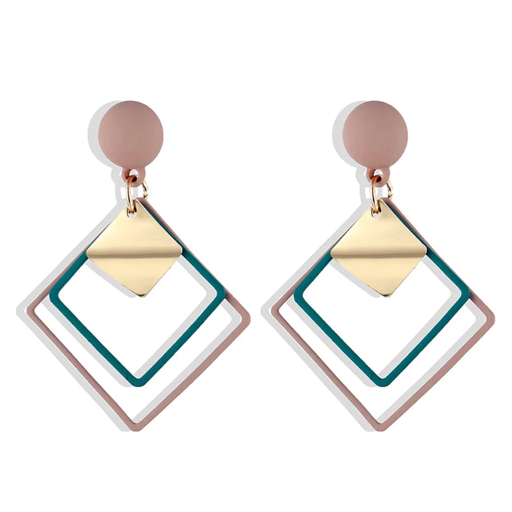 IPARAM Geometric Drop Earrings for Women Vintage Alloy Earrings Party Jewelry drop earrings geometric earrings