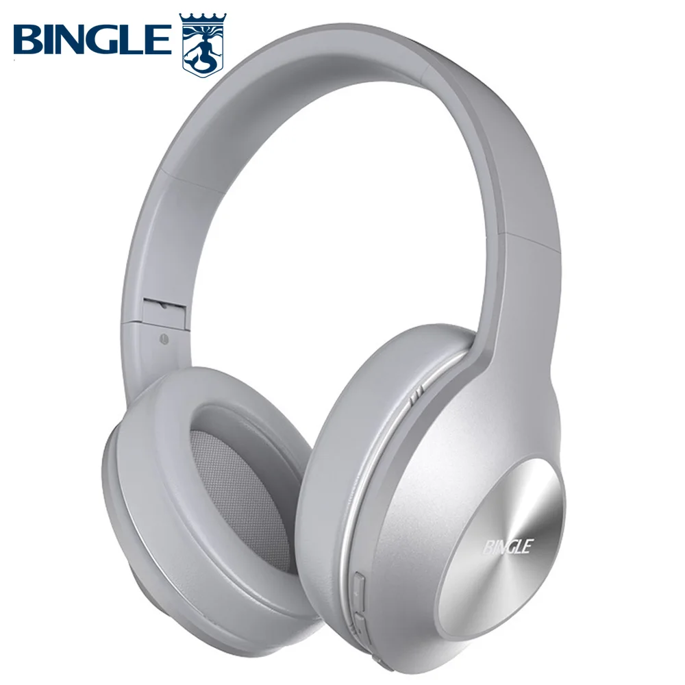 Складные Накладные наушники Bingle Q5 с шумоподавлением BT 4 1 Беспроводные