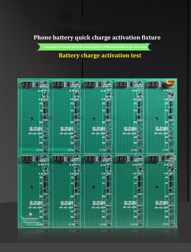 Интеллигентая(ый) мобильный телефон Батарея тестер быстрого Зарядное устройство зарядки активации монтажная плата для iPhone 6/7 Plus/8/8 Plus/X/XR/XS MAX