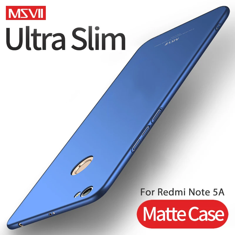 

For Redmi Note 5A Cases MSVII Hard PC Protection Frosted Cover Ultra Slim Matte Case For Xiaomi Redmi5A Redmi 5A Pro Phone Case