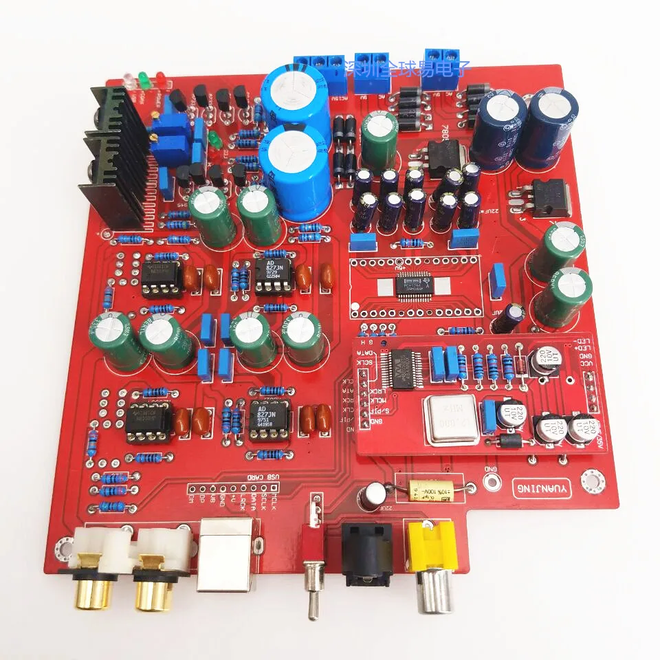 

PCM1794+WM8805 DAC Decode Board (without USB Subcard)