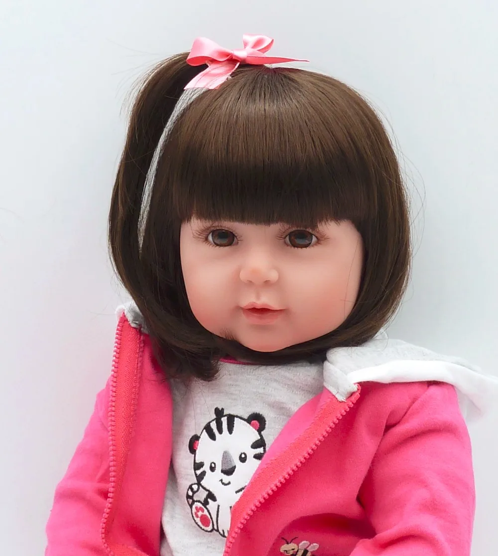 Красивая Кукла reborn 61 см силиконовая кукла reborn baby имя Lucy хлопок тело девушка bebes реалистичные куклы-реборн игрушка-партнер для роста