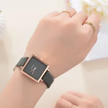 Лидирующий бренд, квадратные женские часы-браслет с кожаными кристаллами, наручные часы для женщин, женские кварцевые часы, Прямая поставка