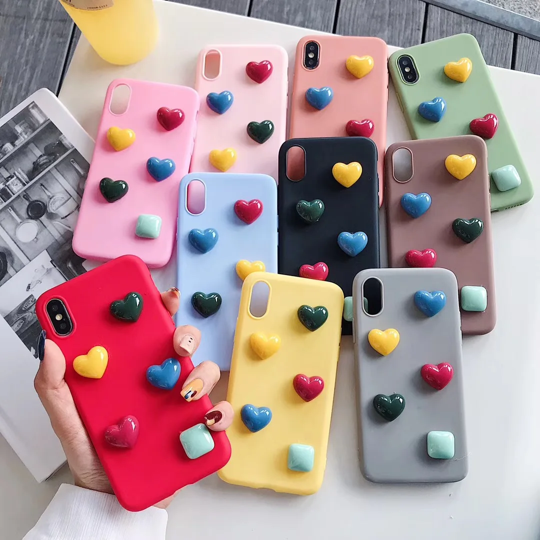

Colorful Love Soft TPU For Huawei P9 P10 20 30 Lite Pro Y5 Y6 Y7 Y9 Mate 10 20 Lite Pro P Smart Honor 10 9 8x 8c Case