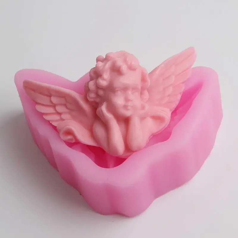 Buy BE013 angel Silicone molds, soap mold candles
