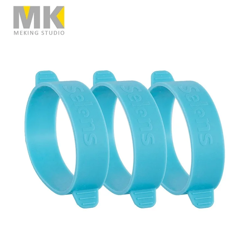 New 3pcs Meking Universal Rubber Gels-Band For FLash light speedlite Speedlight tying Color Gels Filter