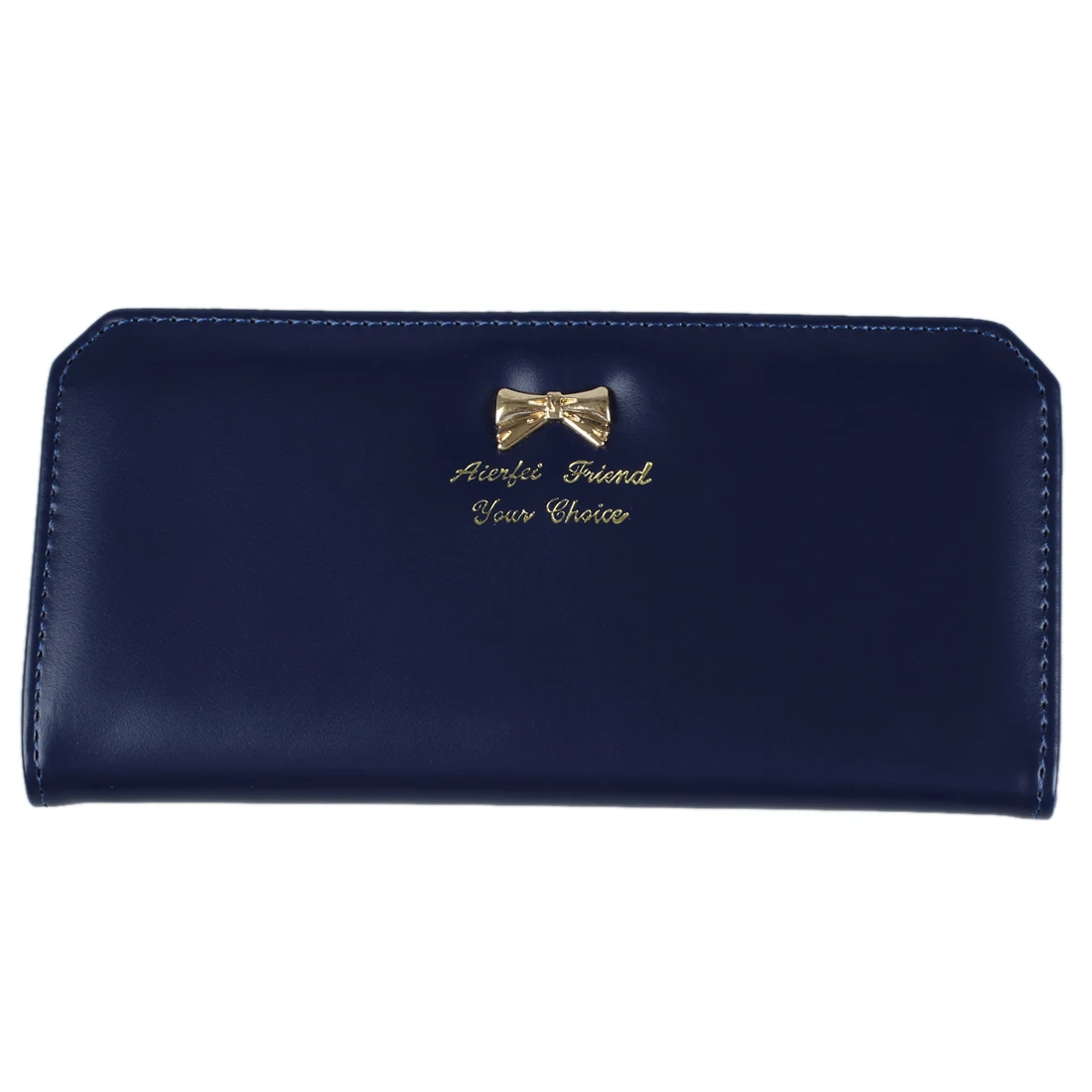 

Ladies' Slim Faux Leather Long Wallet Card Purse Bag Handbag Candy Color