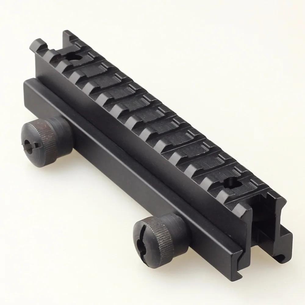 VERY100 See Thru Riser Base Dovetail Adapter Picatinny Weaver Rail