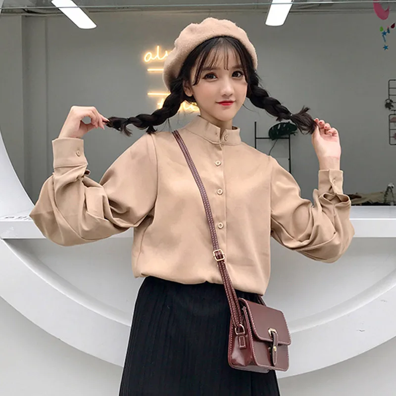 Cheap wholesale 2018 new Spring summer Hot selling women's fashion casual ladies work Shirts G74 - 32898076956