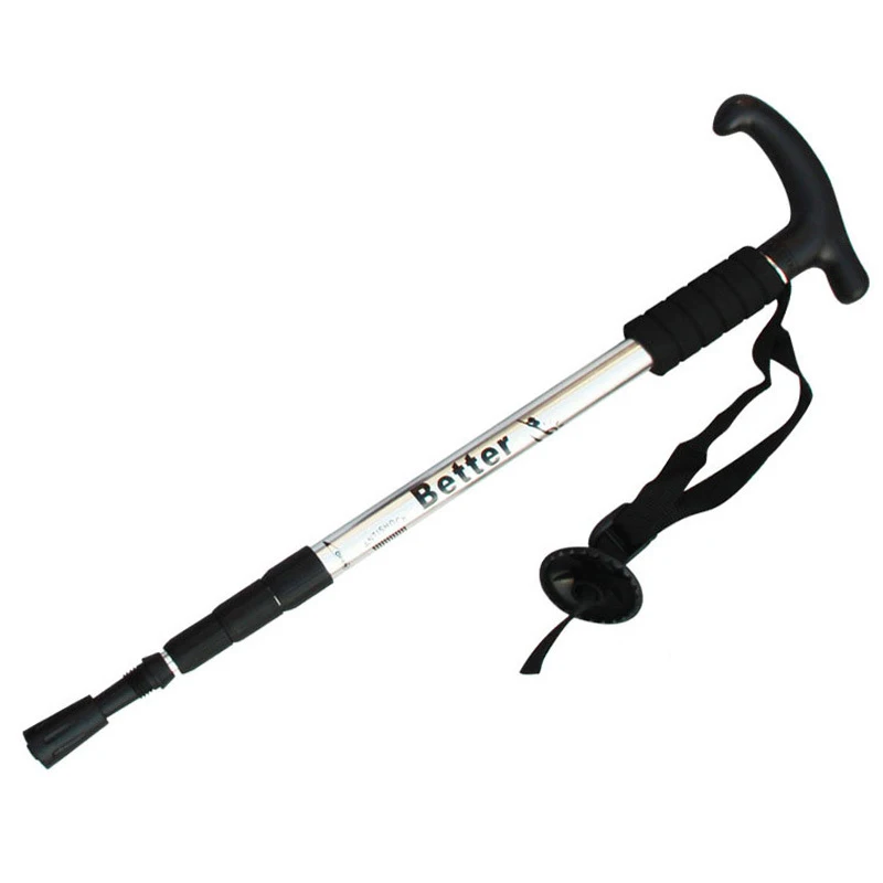 2PcsLot Ultralight Nordic Walking Sticks Foldable Telescopic Trekking Poles Anti Shock Hiking Sticks Camping Equipment 1 Pair (2)