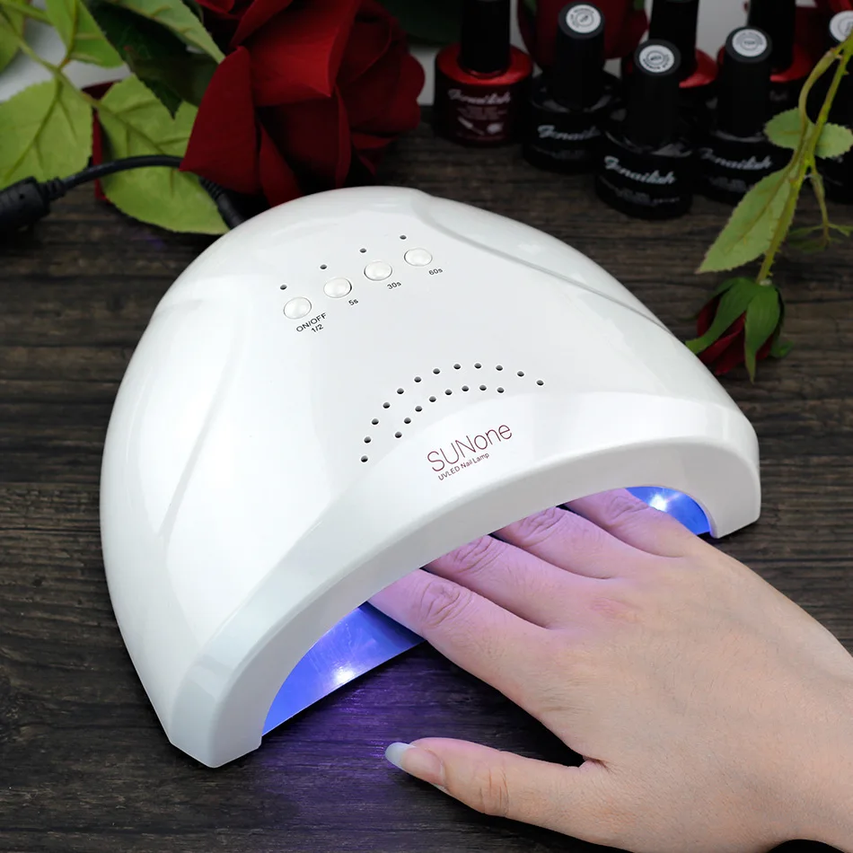 

48W UV LED Lamp for Nails Dryer SUNone UV lamp led dry Nail Gel Polish Curing UV Lamp with 30/60s Time UV Lamp Nail art Tools