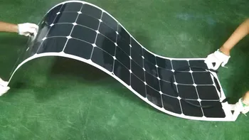 

Practical 12v 100w Solar Panel Sunpower Soft Flexible Solar Power Panel Monocrystalline Tool